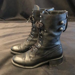 Sam Edelman Darwin Black Combat Boots